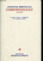 Correspondance 1924-1925., 1924-1925