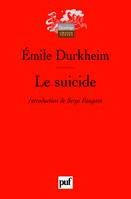 le suicide (13e ed), étude de sociologie