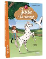 Jade et les chevaux. Frayeur au haras