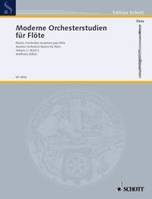 Modern Orchestral Studies for Flute, flute.