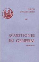 Les OEuvres de Philon d'Alexandrie., B, E versione Armeniaca, Quaestiones et solutiones in Genesim B, III-VI