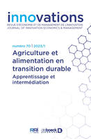 Innovations n° 70 - Agriculture et alimentation en transition durable., Apprentissage et intermediation