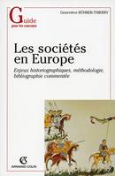 Les sociétés en Europe du milieu du VIe à la fin du IXe siècle, enjeux historiographiques, méthodologie, bibliographie commentée