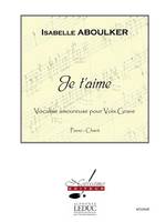 Isabelle Aboulker: Je taime