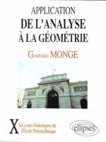 Application de l'analyse à la géométrie (1807)