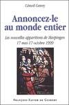 Annoncez-le au monde entier, Les nouvelles apparitions de Marpingen : 17 mai - 17 octobre 1999