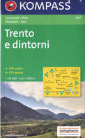 TRENTO E DINTORNI 647  1/25.000