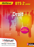 Droit BTS 2e année livre + licence élève Pochette Réflexe BTS