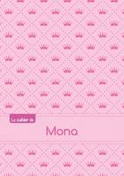 CAHIER MONA BLANC,96P,A5 PRINCESSE