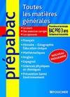 Toutes les matières générales Bac Pro 3 ans tertiaires et industriels.