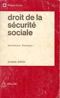 DROIT DE LA SECURITE SOCIALE