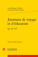 Journaux de voyage et d'éducation, Spa, été 1787