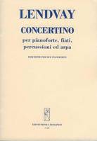 Concertino per pianoforte, fiati, percussioni ed, per pianoforte, fiati, percussioni edd arpa