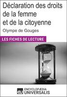 Déclaration des droits de la femme et de la citoyenne d'Olympe de Gouges, 