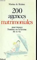 200 agences matrimoniales, pour trouver l'homme ou la femme de sa vie