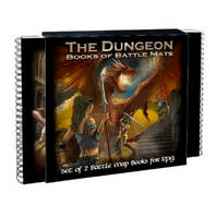 The Dungeon Books of Battle Mats (Pack of 2)