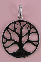 MEDAILLE ARGENT ARBRE DE VIE 20MM