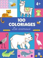 100 choses à colorier: Les animaux 4+