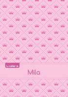 CAHIER MILA PTSCX,96P,A5 PRINCESSE