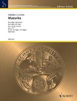 Mazurka, op. 17/1. Violin and Piano.