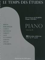Le Temps des Études Piano, Volume 1, 50 études célèbres pour le 1er cycle