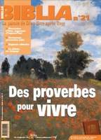 Des proverbes pour vivre