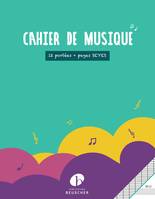 Cahier de Musique, 12 portées