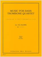 Music for bass trombone quartet