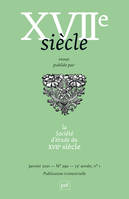 Xviie siecle 2021, n.290, Pascal, le cœur et la raison