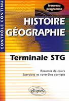 Histoire-Géographie - Terminale STG