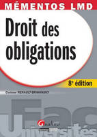 Mémentos Droit des Obligations, 8ème éd., 8e édition