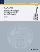 Leichte Übungen und Spielstücke, guitar.