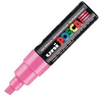 Marqueur Posca - Pointe large biseautée Rose (PC8K)