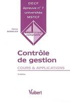 Contrôle de gestion, cours et applications