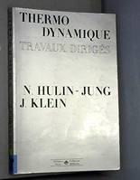 Thermodynamique : travaux dirigés, travaux dirigés...