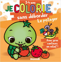 Je colorie sans déborder (2-4 ans) - Le potager T70