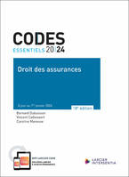 Code essentiel - Droit des assurances 2024 - À jour au 1er janvier 2024