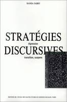 Stratégies discursives, Digression, transition, suspens