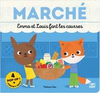 J'apprends en pop'up, Marché, Emma et louis font les courses