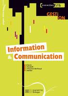 Information et communication Première STG Gestion - Livre élève - Éd. 2008