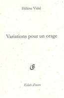 Variations pour un orage