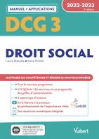 DCG, 3, Droit social, 2022-2023