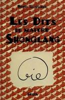 Les Dits de Maître Shonglang