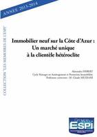 Immobilier neuf sur la côte d’azur : un marché unique à la clientèle hétéroclite, Alexandra HEBERT Cycle Manager en Aménagement et Promotion Immobilière Professeur correcteur : M. Claude MEZRAHI