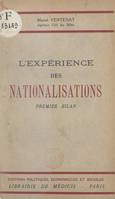 L'expérience des nationalisations, Premier bilan