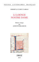 Li loenge Nostre Dame