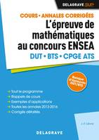 L'épreuve de mathématiques au concours ENSEA, Banque d'épreuves dut, bts