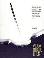 Concerto  D Minor, RV 540 / PV 266. viola, guitar and strings. Réduction pour piano avec parties solistes.