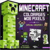 Minecraft - Coloriages Mob pixels - Creeper