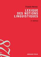 Lexique des notions linguistiques